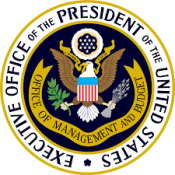 Logo for the Office of Management and Budget.