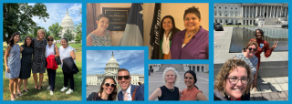 Collection of people at 2024 Lobby Day.